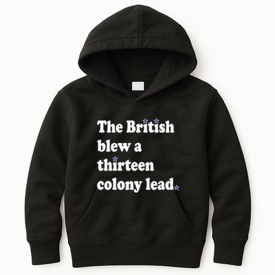 The British Blew A Thirteen Colony Lead Kids Hoodie
