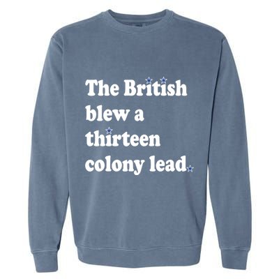 The British Blew A Thirteen Colony Lead Garment-Dyed Sweatshirt