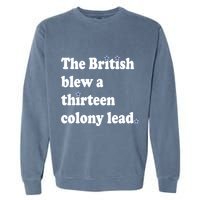 The British Blew A Thirteen Colony Lead Garment-Dyed Sweatshirt