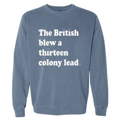 The British Blew A Thirteen Colony Lead Garment-Dyed Sweatshirt