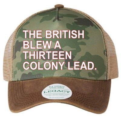 The British Blew A Thirteen Colony Lead Legacy Tie Dye Trucker Hat