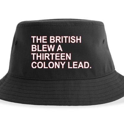 The British Blew A Thirteen Colony Lead Sustainable Bucket Hat