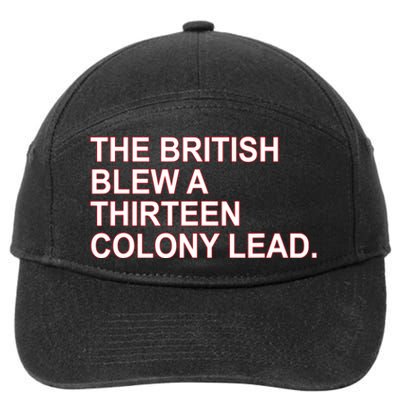 The British Blew A Thirteen Colony Lead 7-Panel Snapback Hat