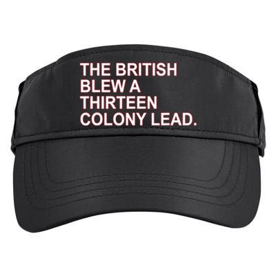 The British Blew A Thirteen Colony Lead Adult Drive Performance Visor