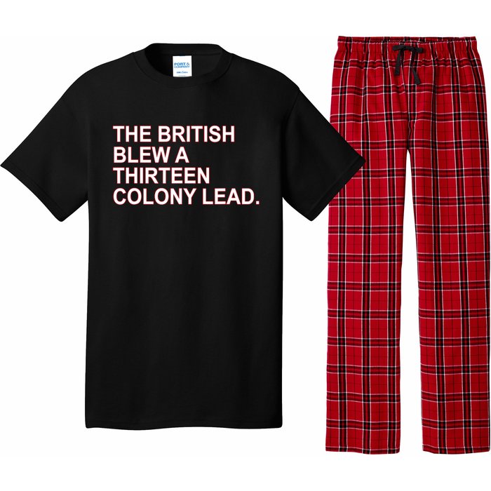 The British Blew A Thirteen Colony Lead Pajama Set