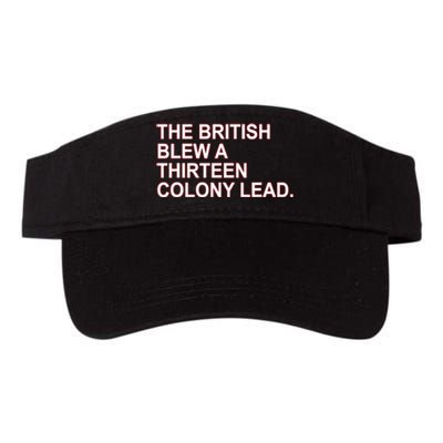 The British Blew A Thirteen Colony Lead Valucap Bio-Washed Visor