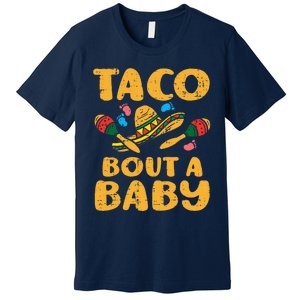 Taco Bout Baby Cinco De Mayo Pregnancy Announcement Reveal Premium T-Shirt