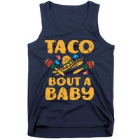 Taco Bout Baby Cinco De Mayo Pregnancy Announcement Reveal Tank Top