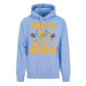 Taco Bout Baby Cinco De Mayo Pregnancy Announcement Reveal Unisex Surf Hoodie