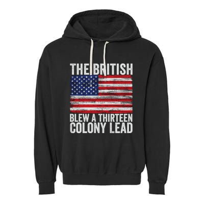 The British Blew A Thirteen Colony Lead Garment-Dyed Fleece Hoodie