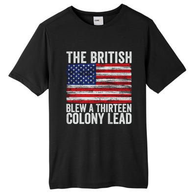 The British Blew A Thirteen Colony Lead Tall Fusion ChromaSoft Performance T-Shirt