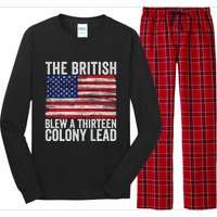 The British Blew A Thirteen Colony Lead Long Sleeve Pajama Set