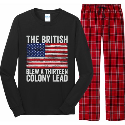 The British Blew A Thirteen Colony Lead Long Sleeve Pajama Set