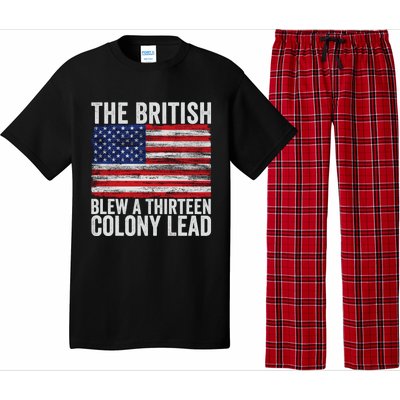 The British Blew A Thirteen Colony Lead Pajama Set