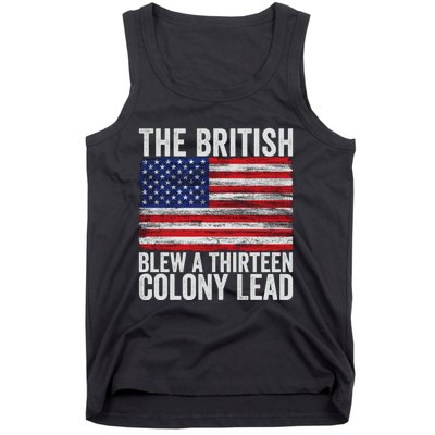 The British Blew A Thirteen Colony Lead Tank Top