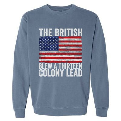 The British Blew A Thirteen Colony Lead Garment-Dyed Sweatshirt