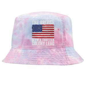 The British Blew A Thirteen Colony Lead Tie-Dyed Bucket Hat