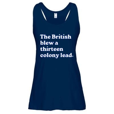 The British Blew A Thirteen Colony Lead Ladies Essential Flowy Tank