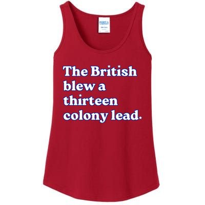 The British Blew A Thirteen Colony Lead Ladies Essential Tank