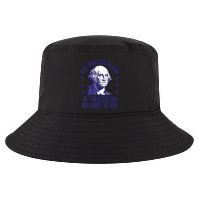 The British Blew A 13 Colony Lead Retro Us George Washington Cool Comfort Performance Bucket Hat