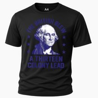 The British Blew A 13 Colony Lead Retro Us George Washington Cooling Performance Crew T-Shirt