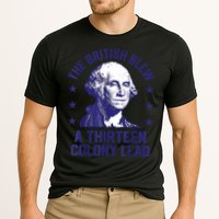The British Blew A 13 Colony Lead Retro Us George Washington Cooling Performance Crew T-Shirt