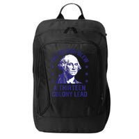 The British Blew A 13 Colony Lead Retro Us George Washington City Backpack