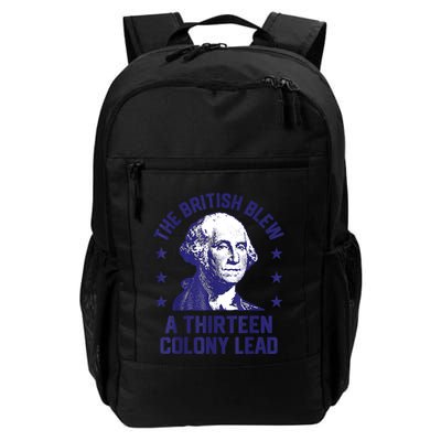 The British Blew A 13 Colony Lead Retro Us George Washington Backpack