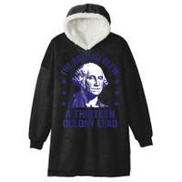 The British Blew A 13 Colony Lead Retro Us George Washington Hooded Wearable Blanket