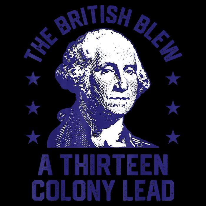 The British Blew A 13 Colony Lead Retro Us George Washington 16 in Basic Backpack