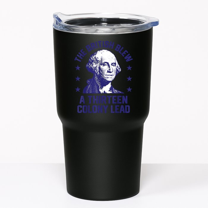 The British Blew A 13 Colony Lead Retro Us George Washington Tumbler