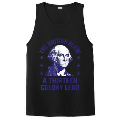 The British Blew A 13 Colony Lead Retro Us George Washington PosiCharge Competitor Tank