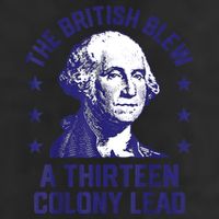 The British Blew A 13 Colony Lead Retro Us George Washington Microfiber Hand Towel