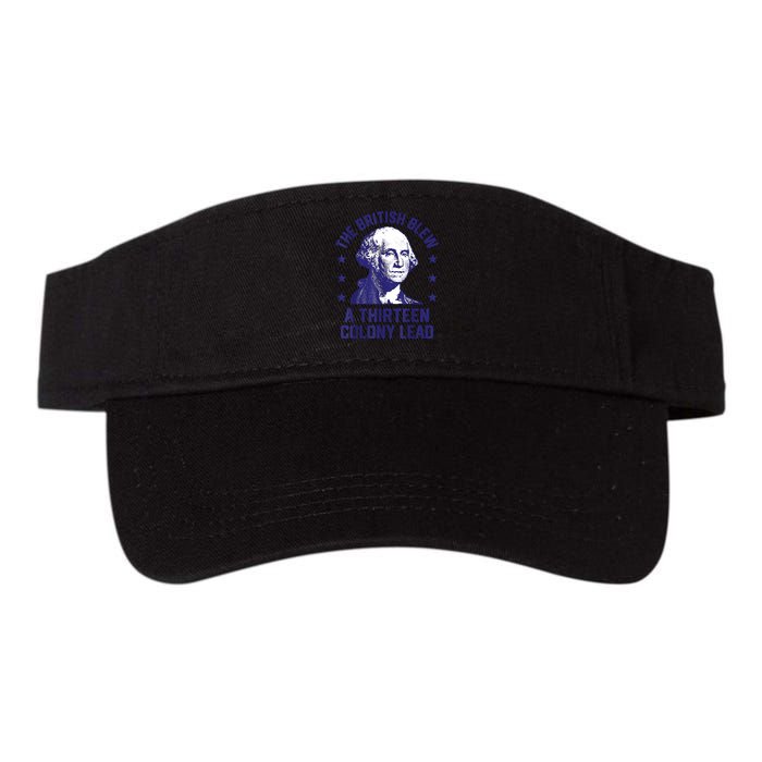 The British Blew A 13 Colony Lead Retro Us George Washington Visor