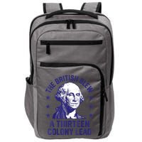 The British Blew A 13 Colony Lead Retro Us George Washington Impact Tech Backpack