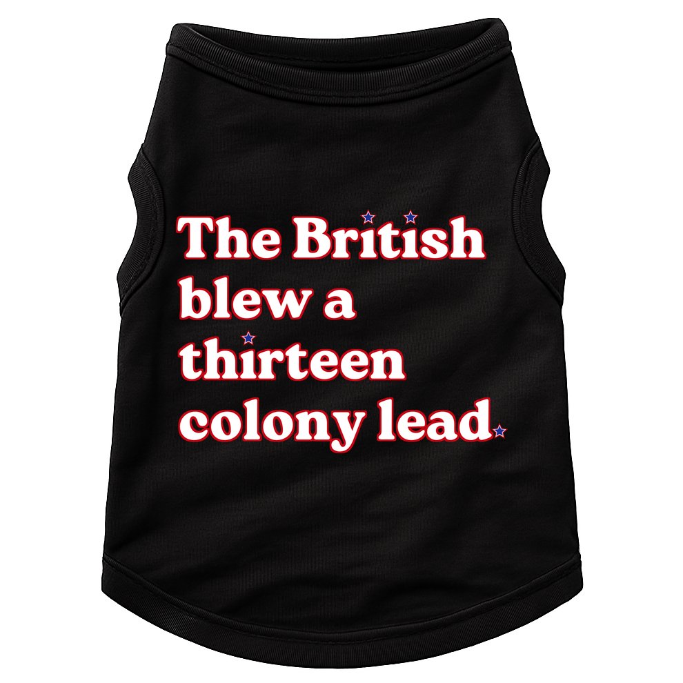 The British Blew A Thirteen Colony Lead Doggie Tank
