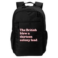 The British Blew A Thirteen Colony Lead Backpack