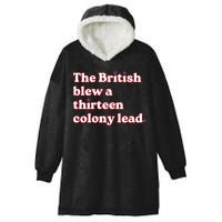 The British Blew A Thirteen Colony Lead Hooded Wearable Blanket