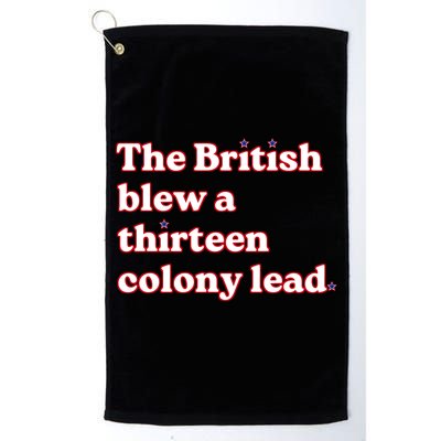 The British Blew A Thirteen Colony Lead Golf Towel