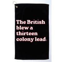 The British Blew A Thirteen Colony Lead Golf Towel