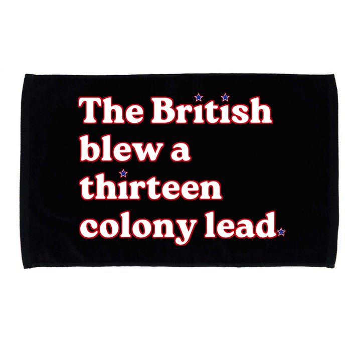 The British Blew A Thirteen Colony Lead Microfiber Hand Towel