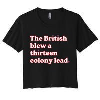The British Blew A Thirteen Colony Lead Crop Top