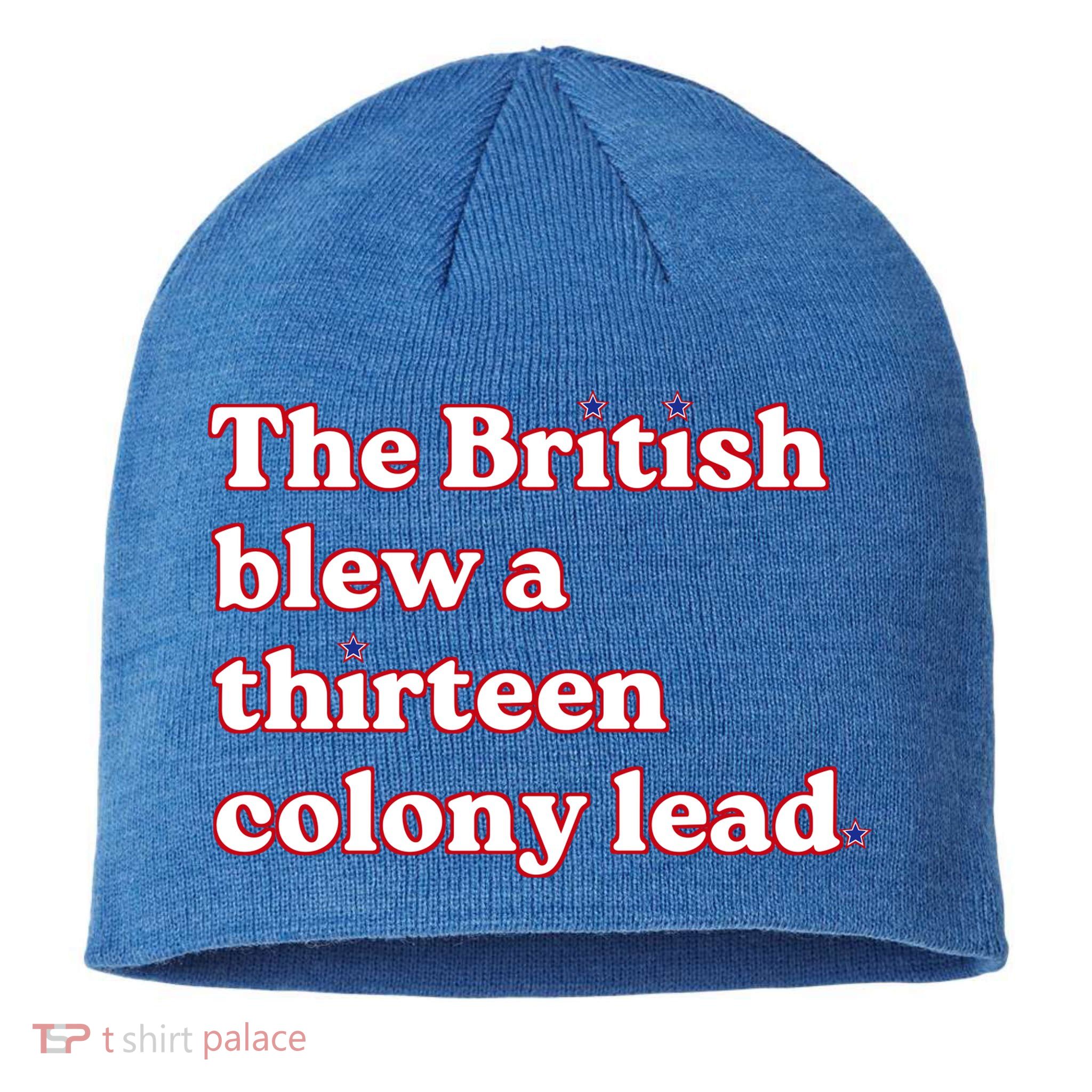 The British Blew A Thirteen Colony Lead Sustainable Beanie