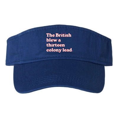 The British Blew A Thirteen Colony Lead Visor