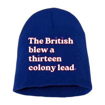 The British Blew A Thirteen Colony Lead Short Acrylic Beanie