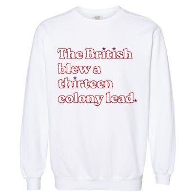 The British Blew A Thirteen Colony Lead Garment-Dyed Sweatshirt