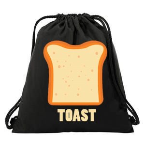 Toast Bread Breakfast Costume Cute Easy Food Halloween Gift Drawstring Bag