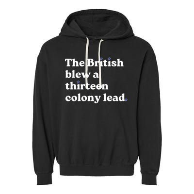 The British Blew A Thirteen Colony Lead Garment-Dyed Fleece Hoodie
