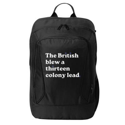 The British Blew A Thirteen Colony Lead City Backpack