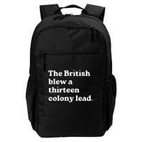 The British Blew A Thirteen Colony Lead Backpack